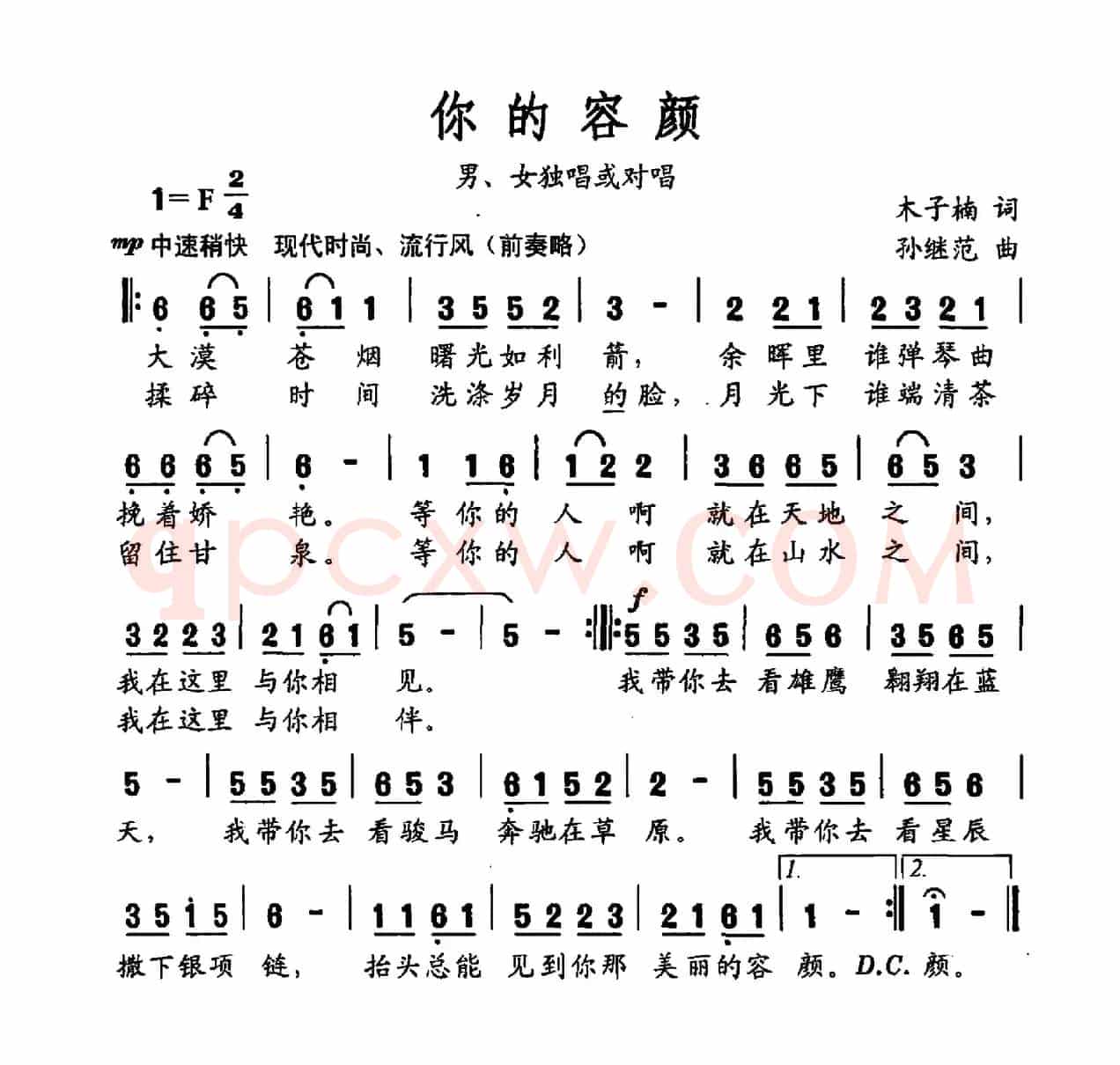 你的容颜