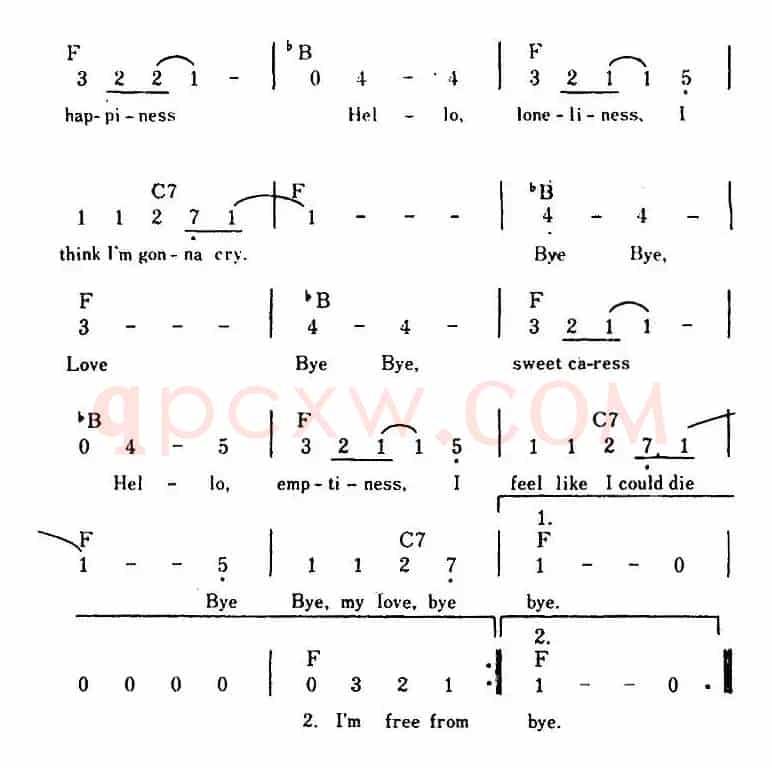 [美]Bye Bye Love（再见吧，爱情）