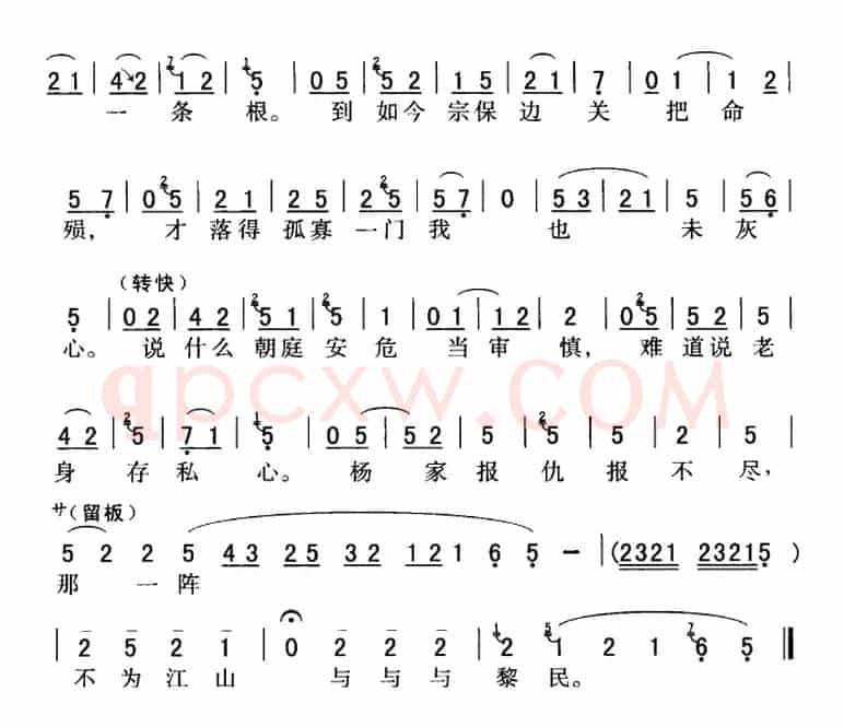 秦腔流行唱段精选：杨家将请长缨慷慨出征（《杨门女将》佘太君唱段）