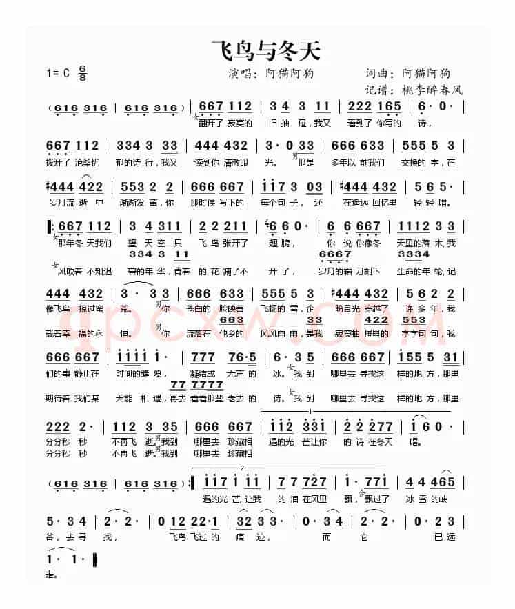 飞鸟与冬天