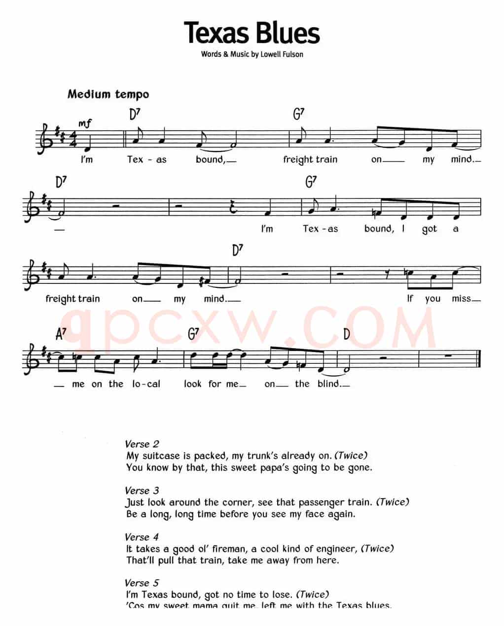 蓝调音乐：Texas Blues