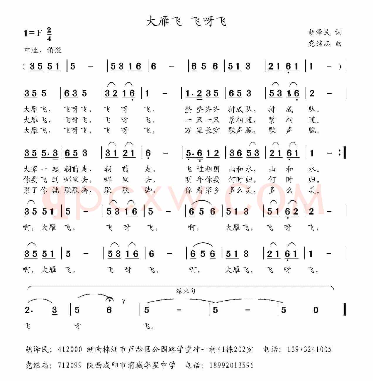 大雁飞 飞呀飞