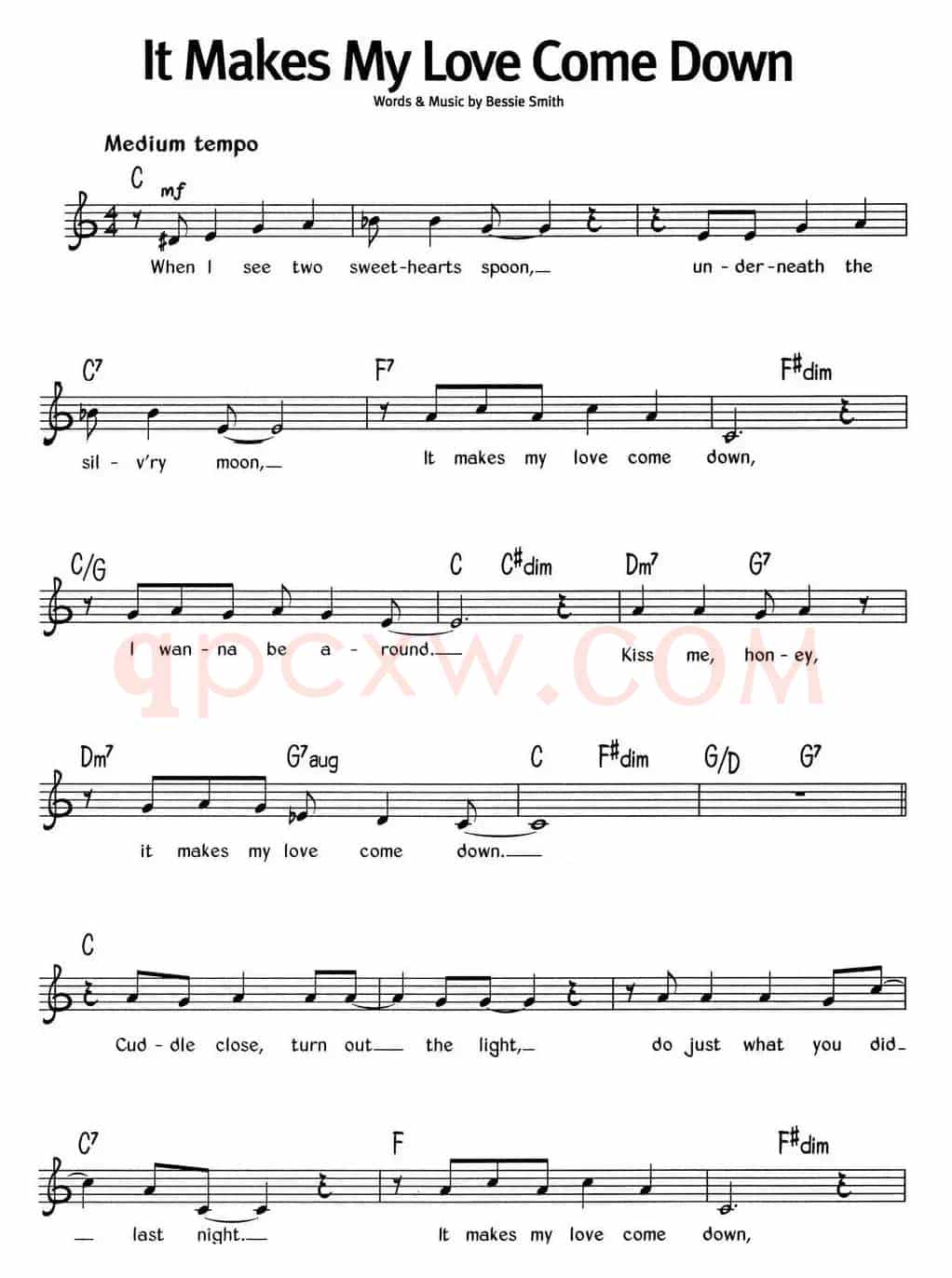 蓝调音乐：It Makes My Love Come Down