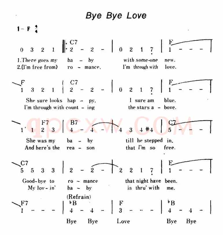 [美]Bye Bye Love（再见吧，爱情）