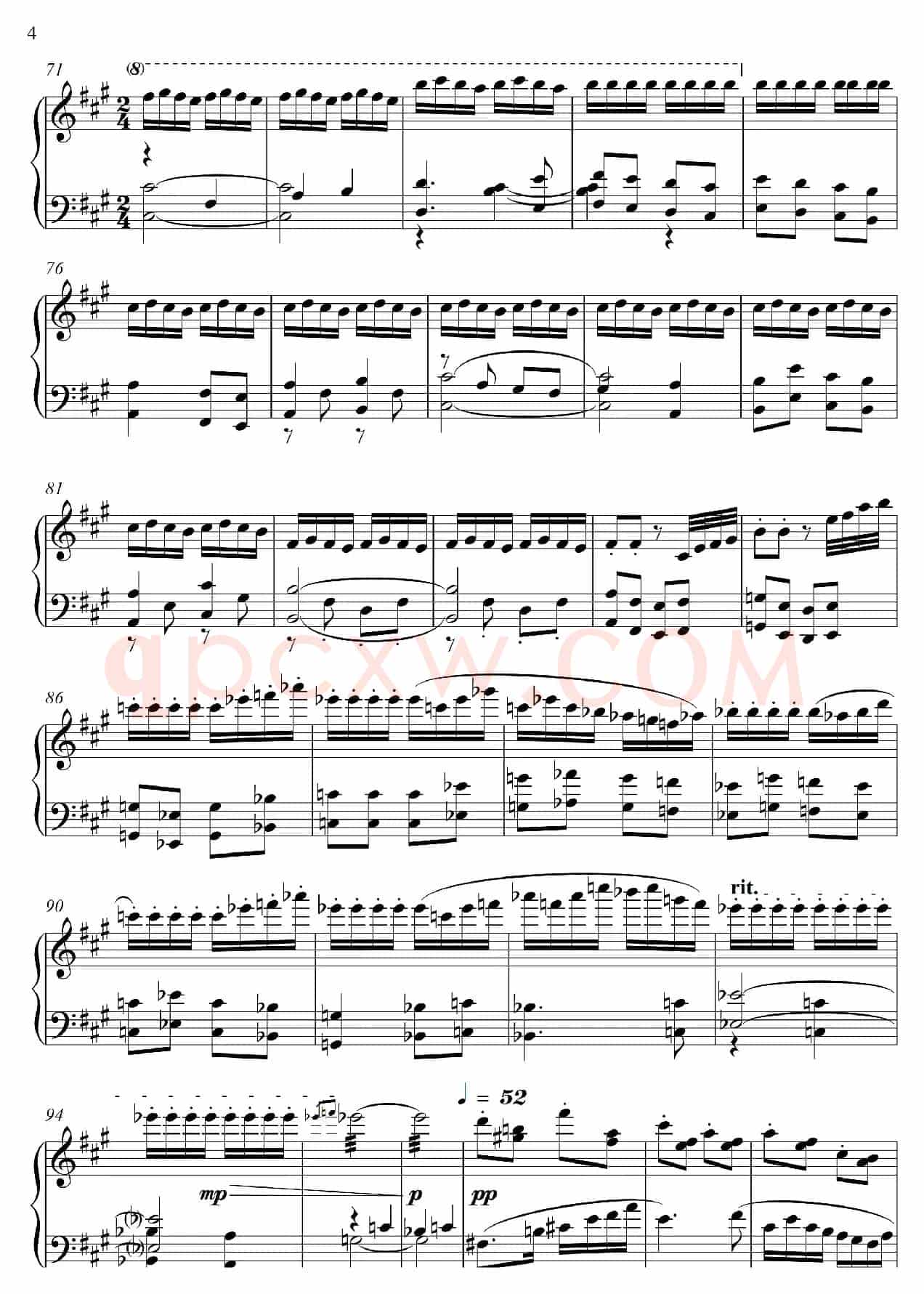 第23钢琴奏鸣曲“高甲缘”Piano Sonata No·23（三个乐章）