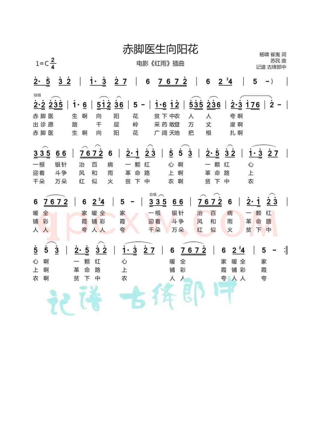 赤脚医生向阳花