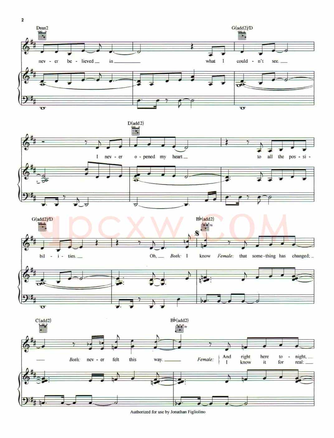 [美]Start Of Something New（正谱）