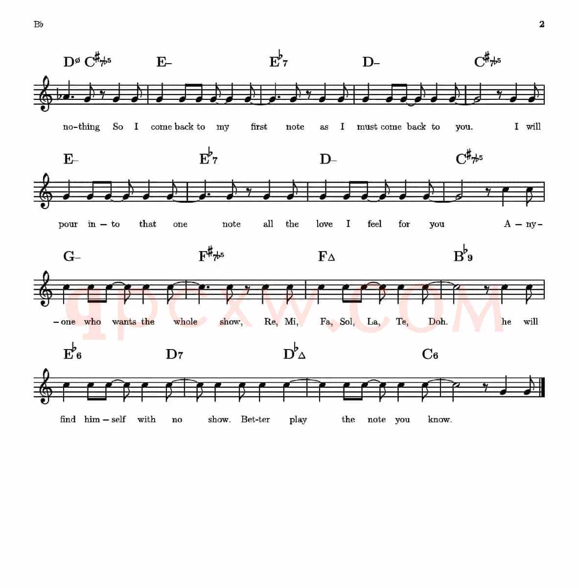 One note samba