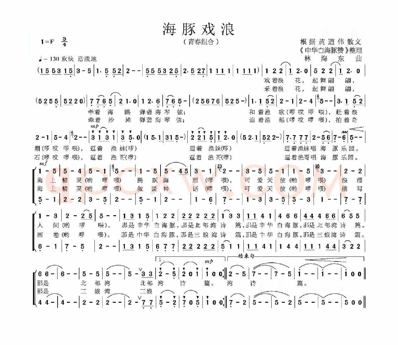 海豚戏浪（青春组合）