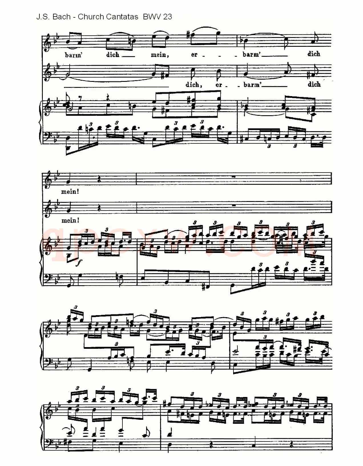 Du wahrer Gott und Davids sohn(真正的上帝的大卫之子)