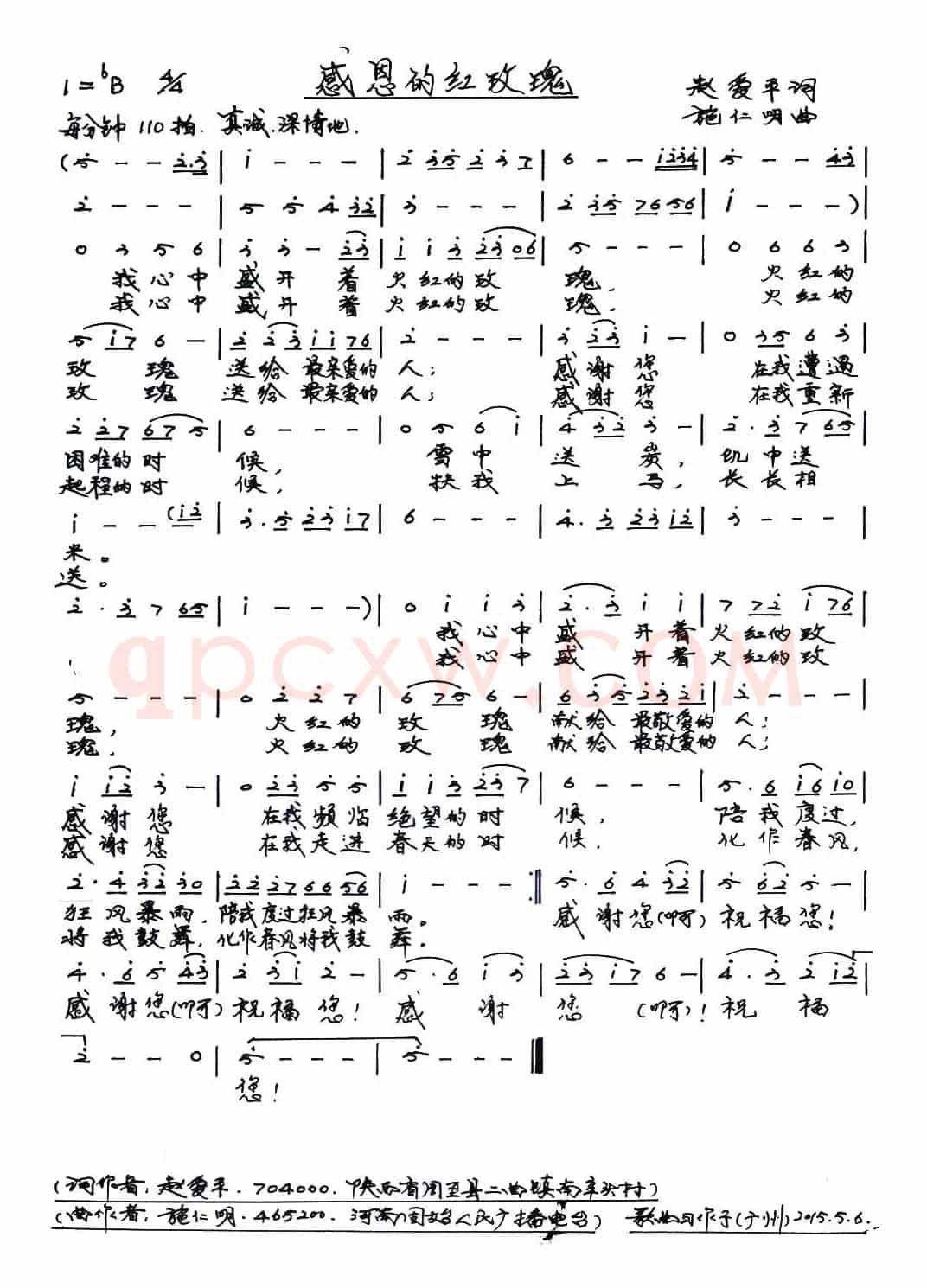 感恩的红玫瑰