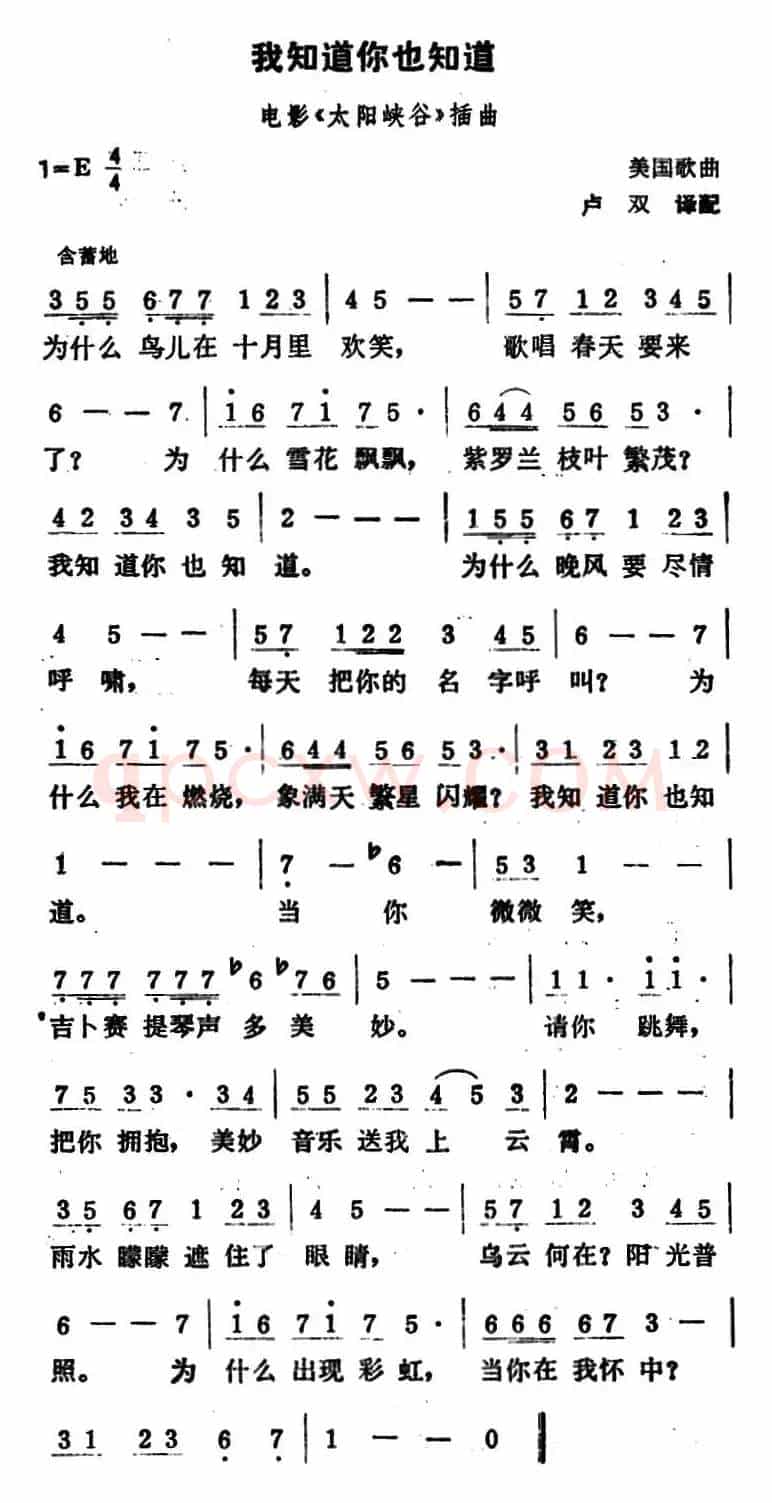 [美]我知道你也知道