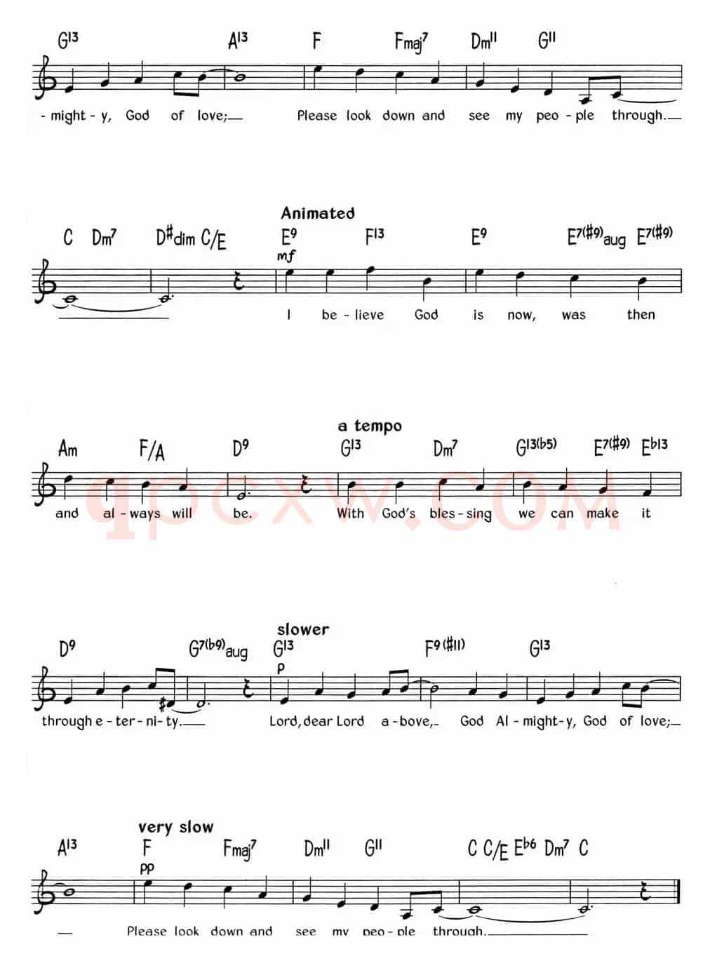 蓝调音乐：Come Sunday