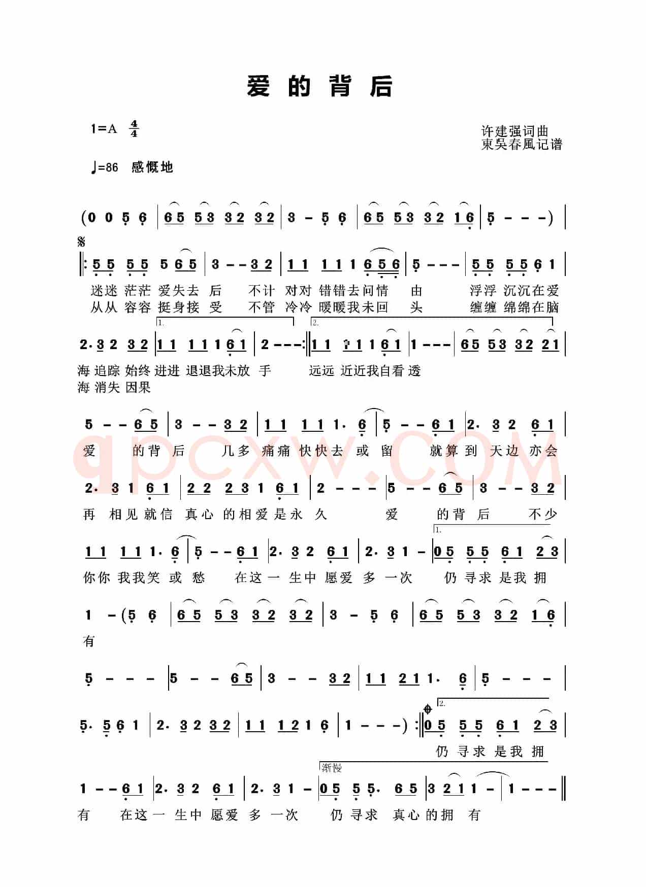 爱的背后