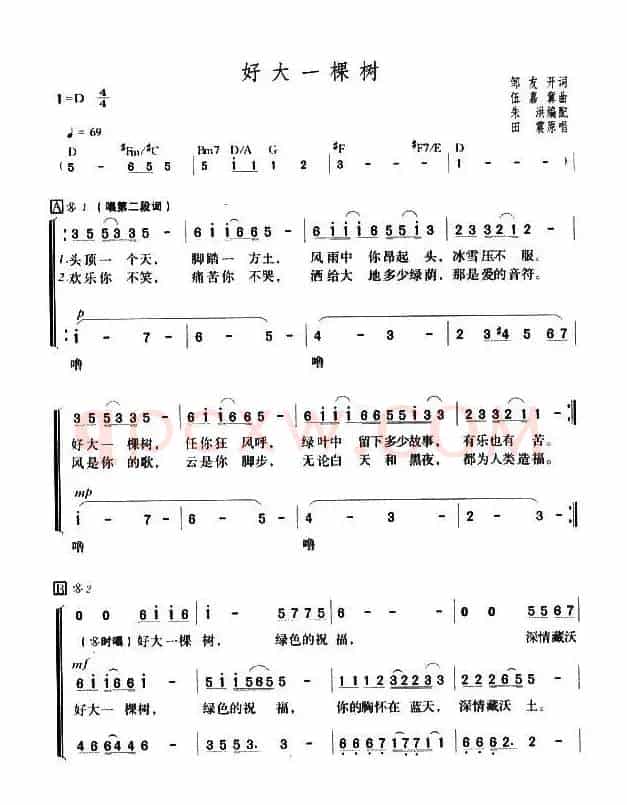 好大一棵树