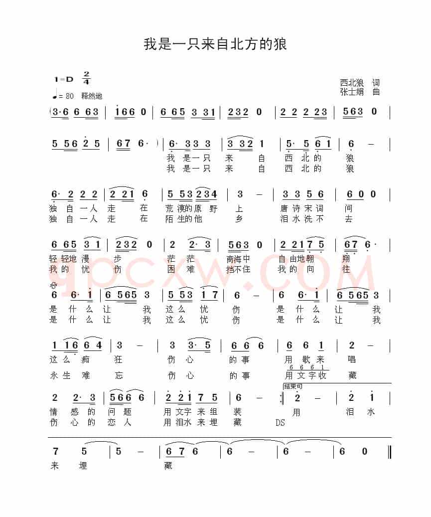 我是一只来自北方的狼