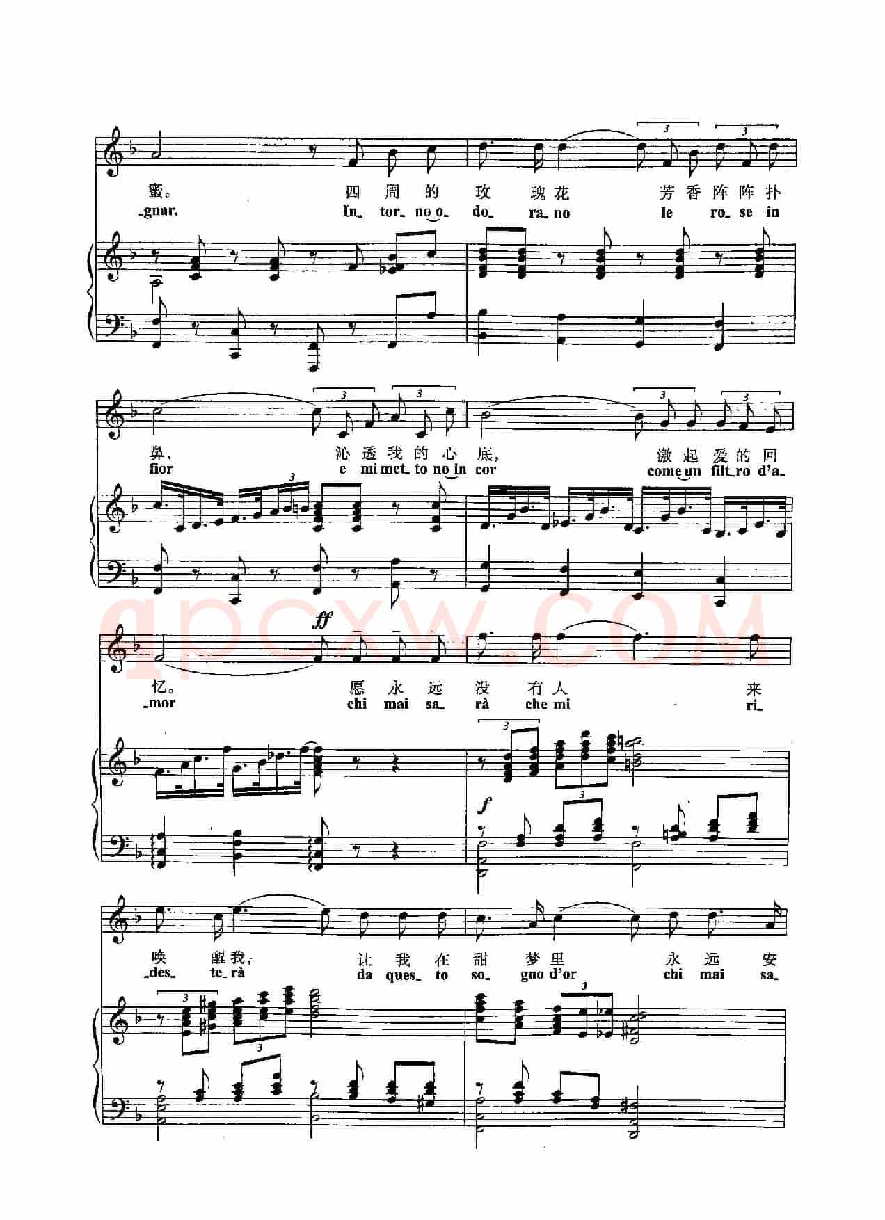 [意]28惆怅小夜曲（正谱）