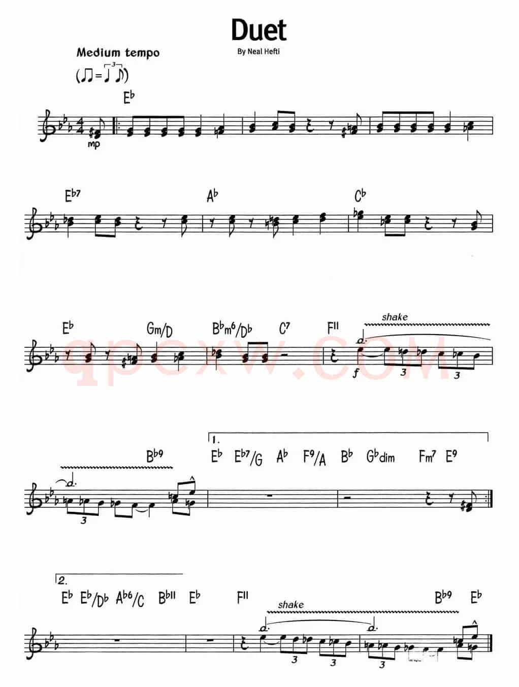 蓝调音乐：Duet