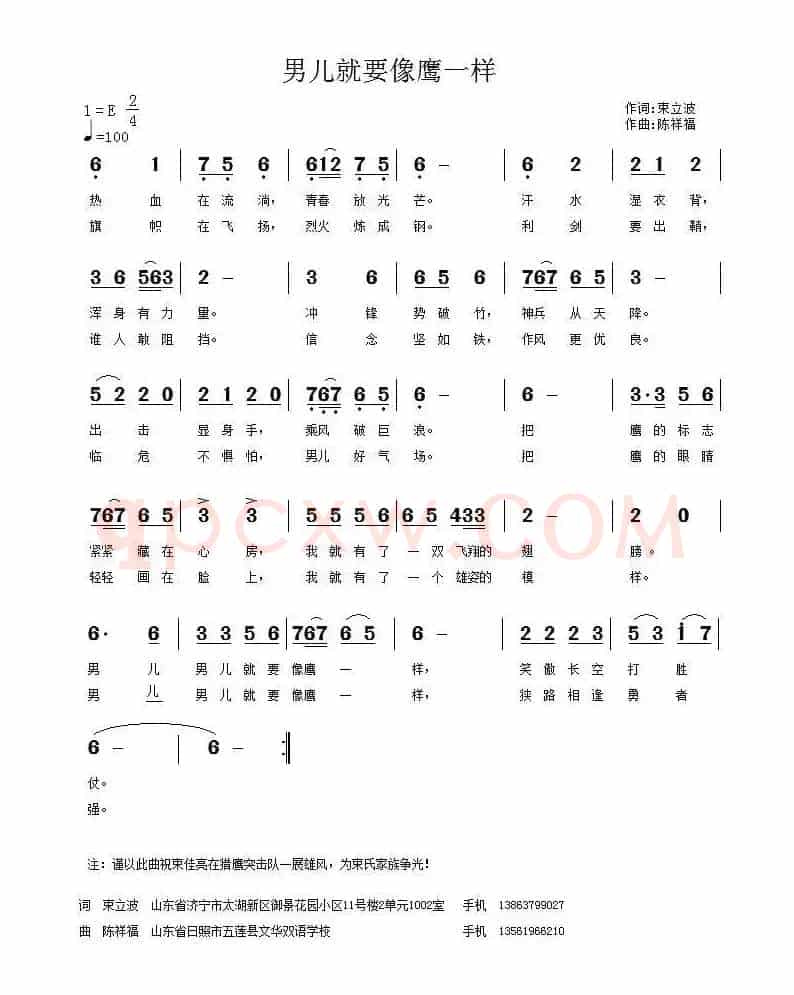 男儿就要像鹰一样 