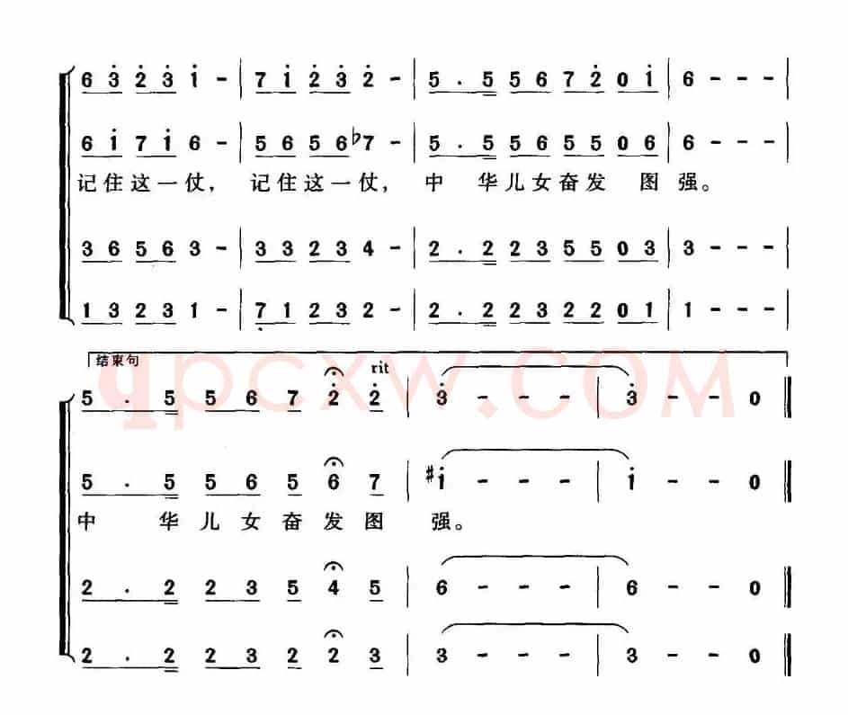 记住这一仗（邓永旺词 刘普群曲）
