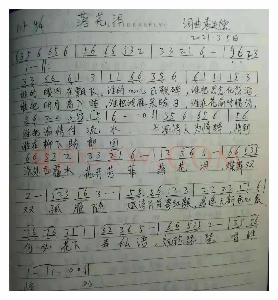 落花泪