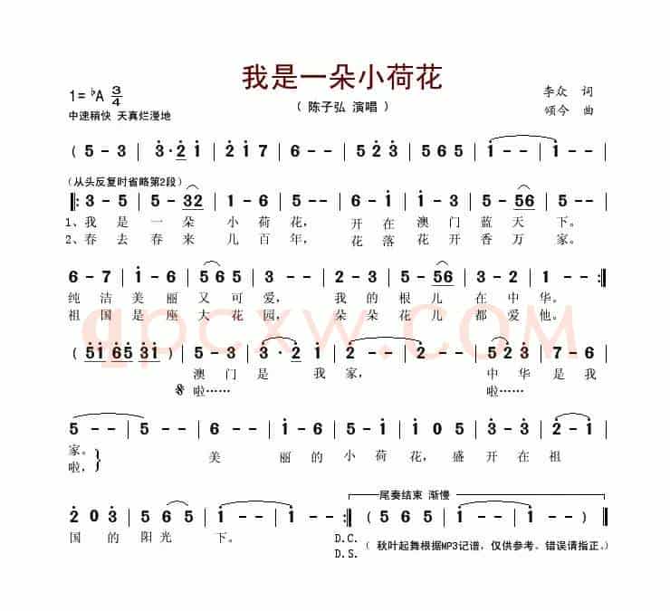 我是一朵小荷花(又名:小荷花)