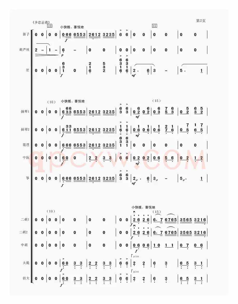乡恋（民乐合奏）