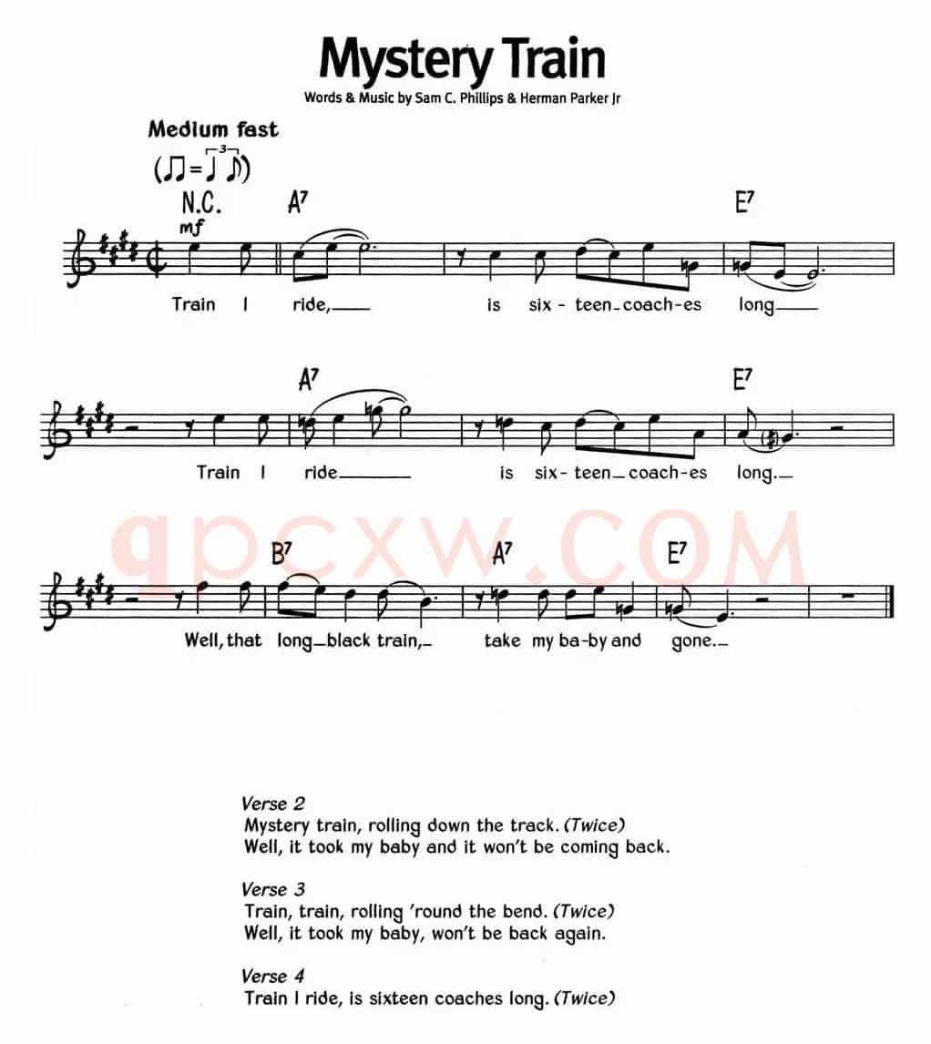 蓝调音乐：Mystery Train