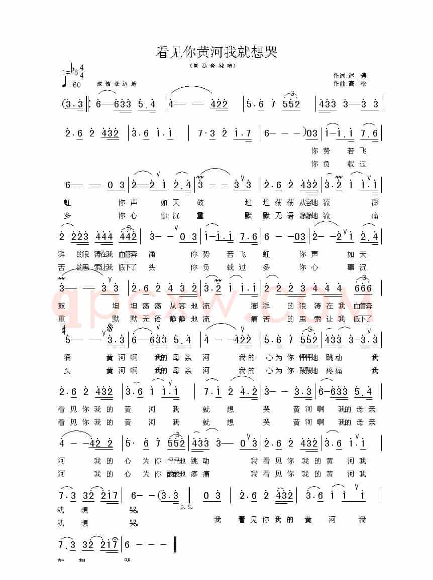看见你黄河我想哭