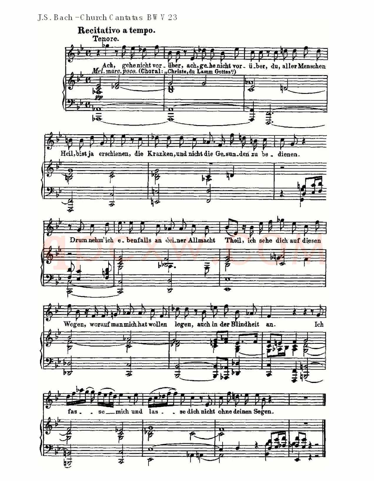 Du wahrer Gott und Davids sohn(真正的上帝的大卫之子)