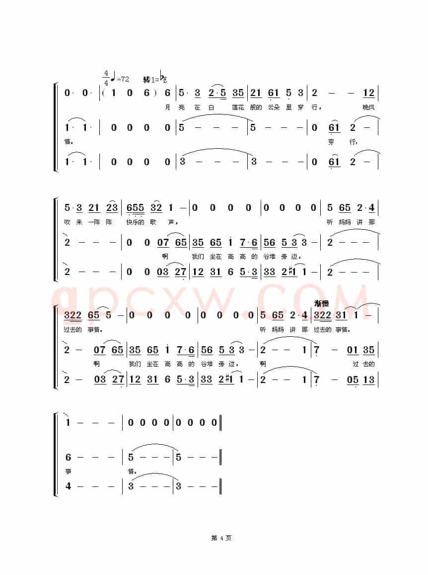 听妈妈讲那过去的事情（林依婷）