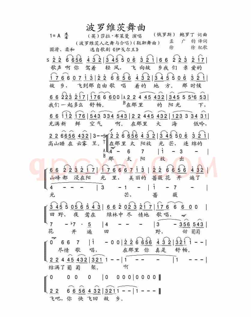 [俄]波罗维茨舞曲