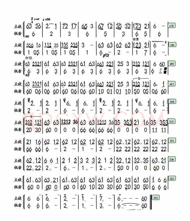 《瑶族舞曲》民乐团专用（牛德靠谱配器）