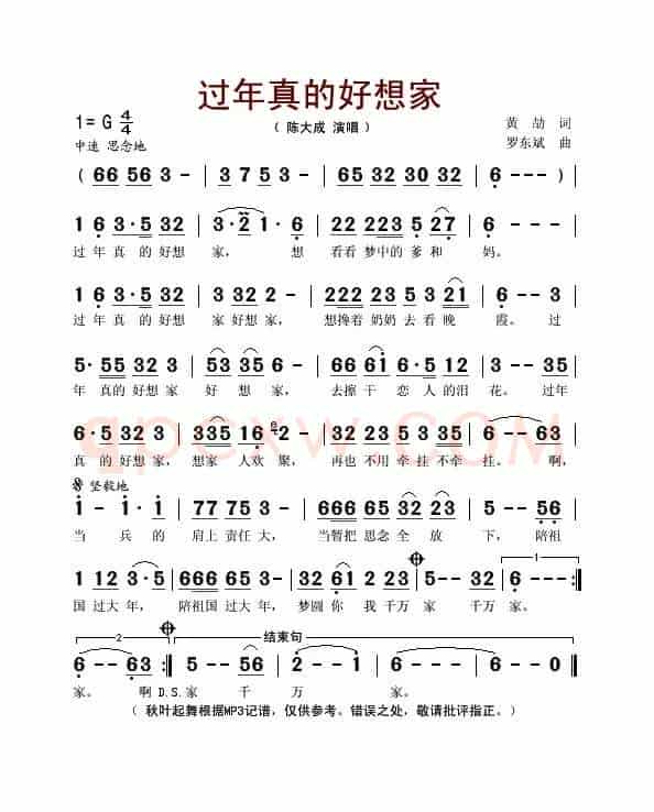 过年真的好想家