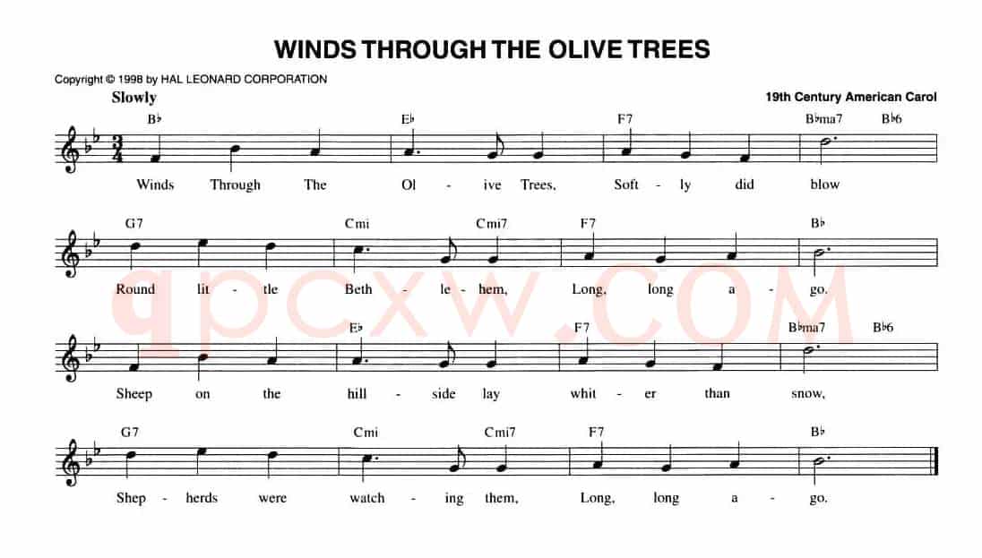 WINDS THROUGH THE OLIVE TREES