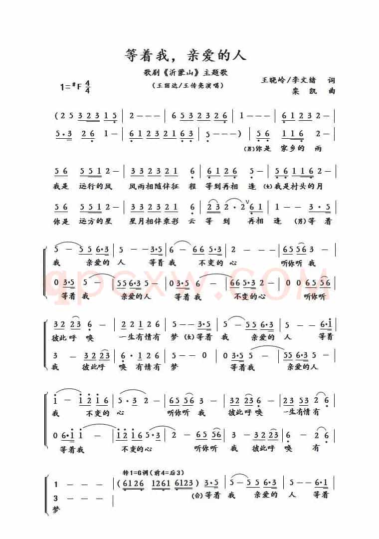 等着我，亲爱的人 1、2页