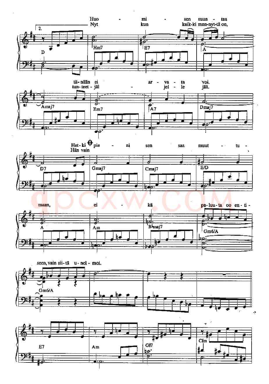 Finland folk song（芬兰民歌 [版本一]）
