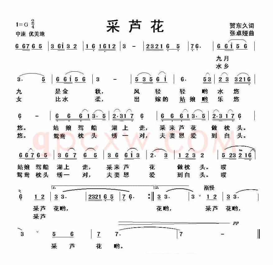 采芦花