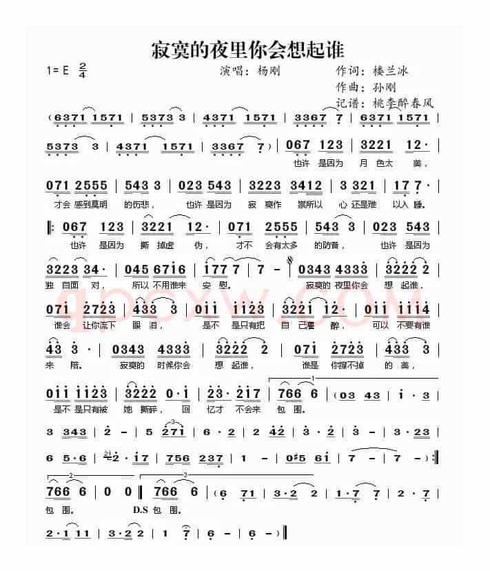 寂寞的夜里你会想起谁