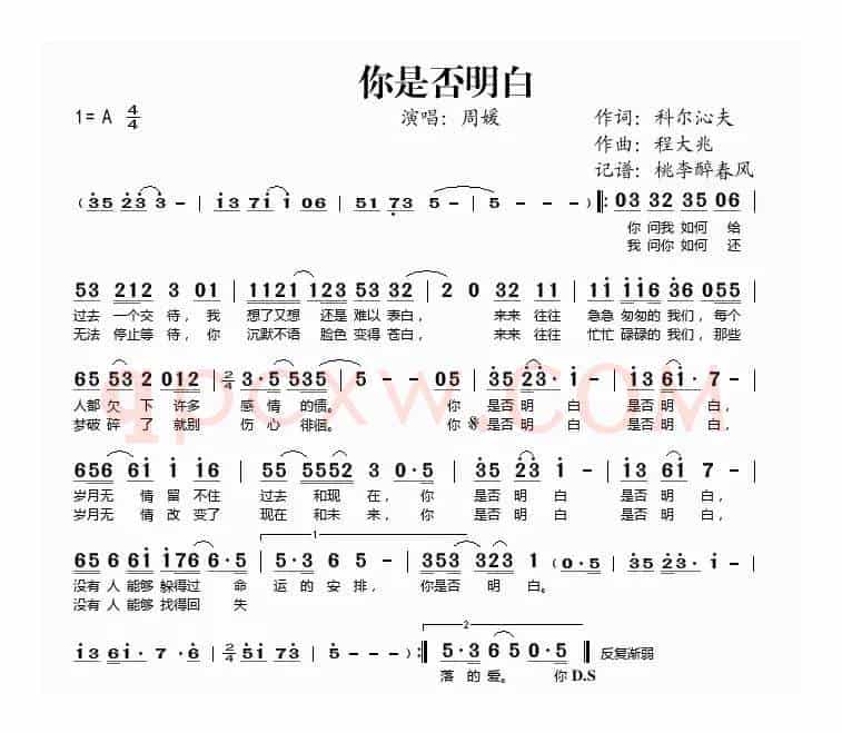 你是否明白