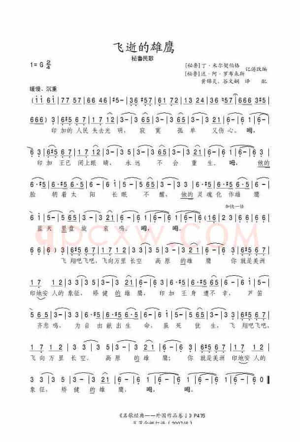 [秘鲁]飞逝的雄鹰