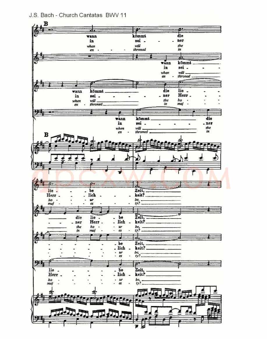 Lobet Gott in Seinen Reicben(颂扬上帝)