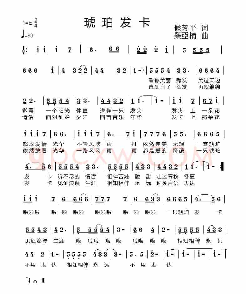 琥珀发卡