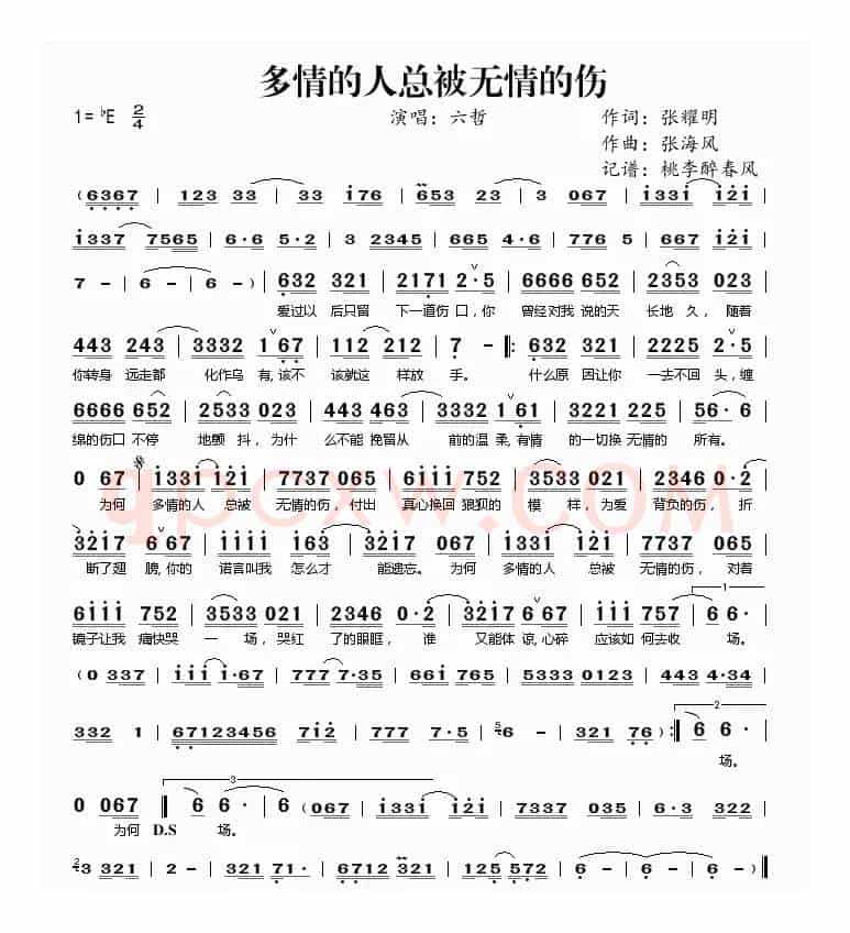 多情的人总被无情的伤