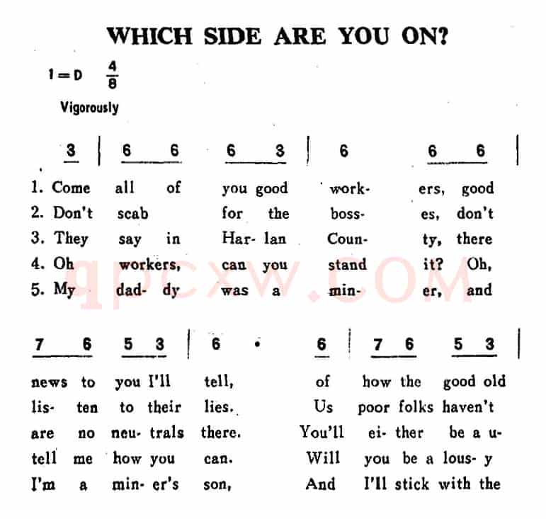 [美]WHICH SIDE ARE YOU ON？（你站在哪一边）