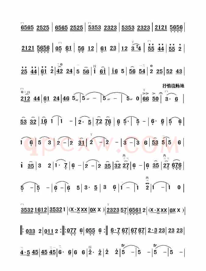 新金蛇狂舞（二胡齐奏谱）
