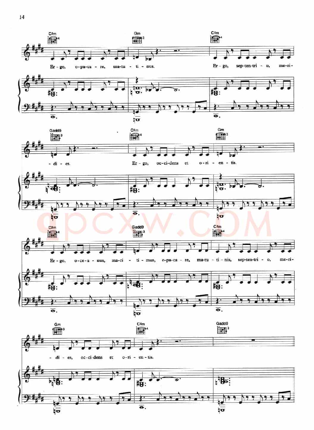 TEMPUS VERNUM (维也纳掠影)(正谱)