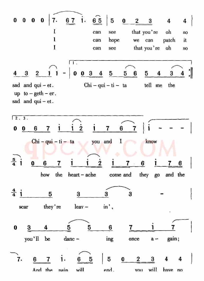 Chiquitita 齐格蒂塔