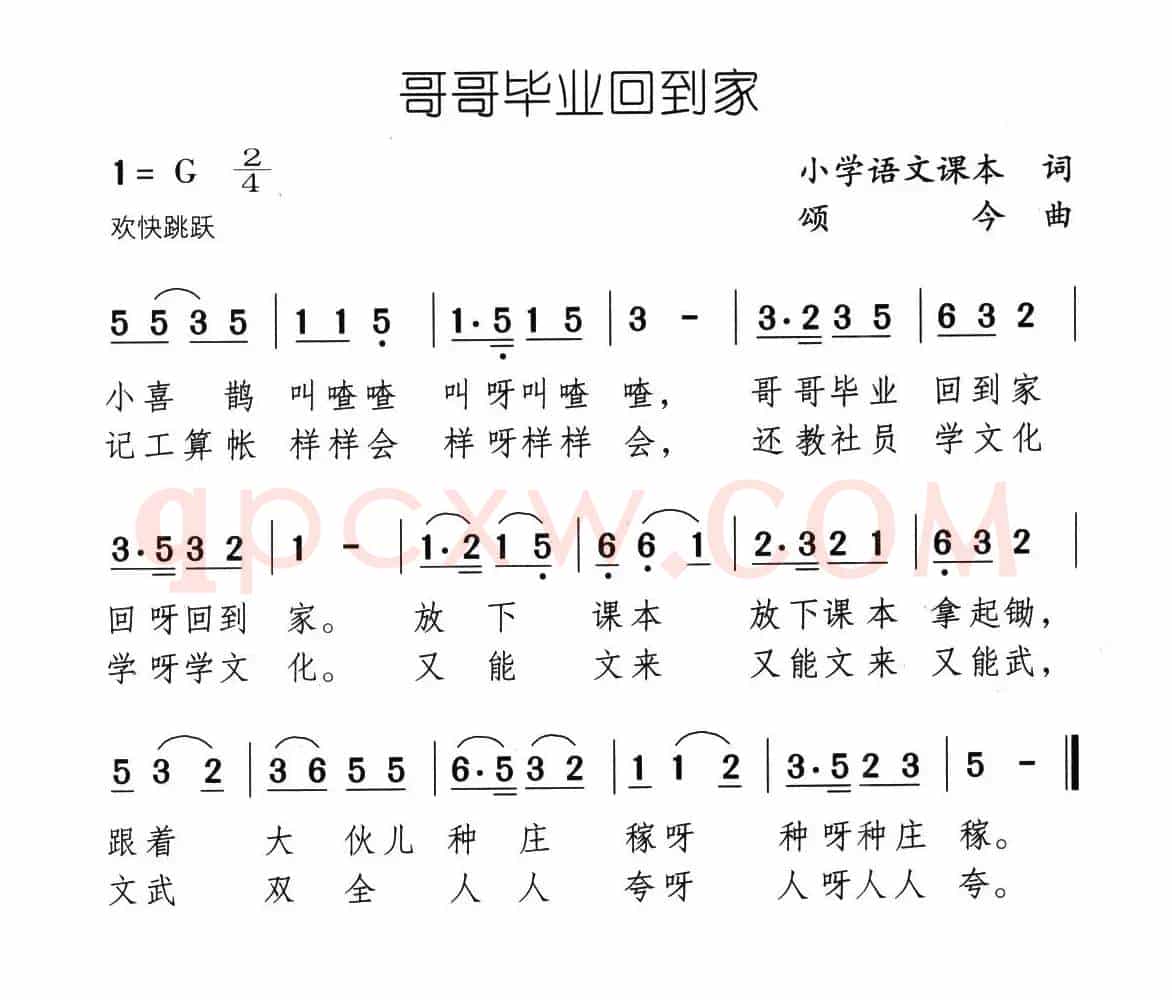 哥哥毕业回到家