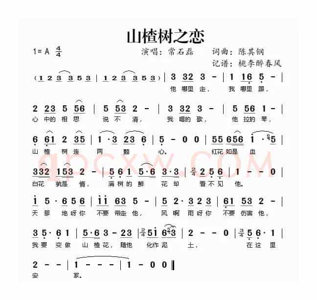 山楂树之恋（陈其钢词曲）